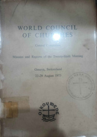 Image of CENTRAL COMMITTE OF THE WORLD COUNCIL OF CHURCHES