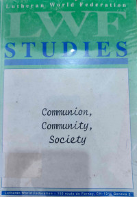 Image of COMMUNION, COMMUNITY, SOCIETY