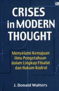 Image of CRISES IN MODERN THOUGHT