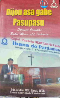 Image of DIJOU ASA GABE PASUPASU  SERMON JAMITA BUKU MUSA S/D SAKARIA