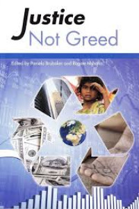 Image of JUSTICE NOT GREED