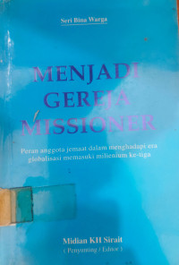 Image of MENJADI GEREJA MISSIONER