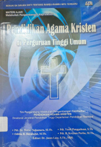 Image of PENDIDIKAN AGAMA KRISTEN DI PERGURUAN TINGGI UMUM