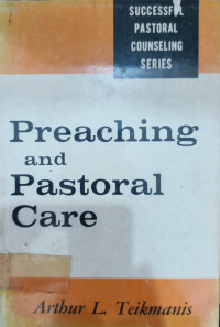 Image of PREACHING AND PASTORAL CARE