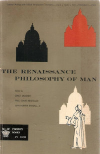 Image of THE RENAISSANCE PHILOSOPHY OF MAN